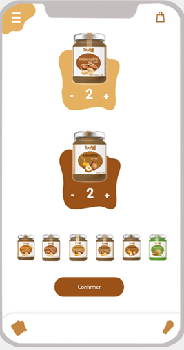 Mobile screen: composing a mix of jars
